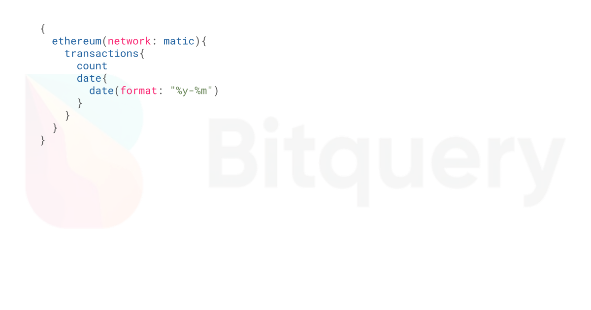 Polygon Transactions - Blockchain Data API