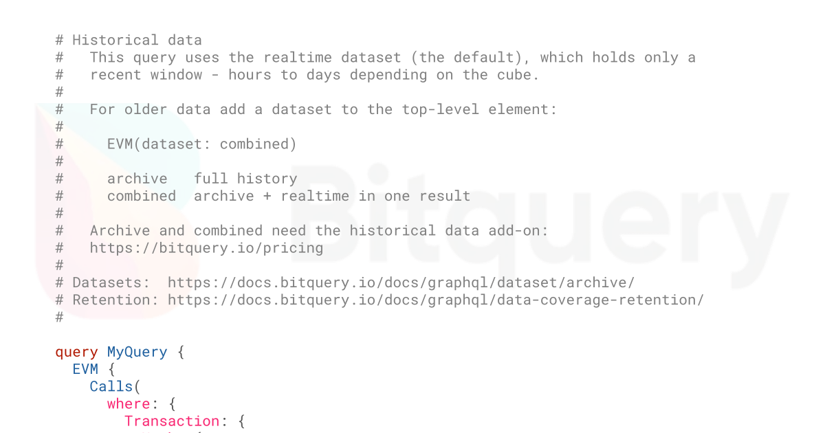 debug_traceTransaction - Blockchain Data API