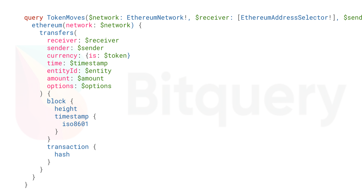 Errors In Query Create New Query query_errors__ - Blockchain Data API